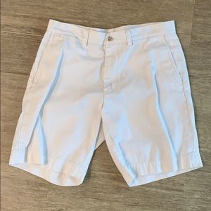 white polo shorts